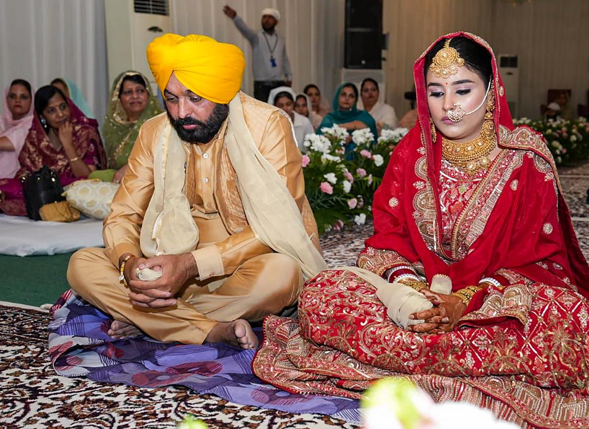 bhagwant mann first wife