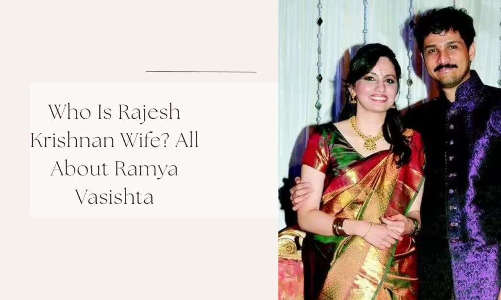 rajesh krishnan wife
