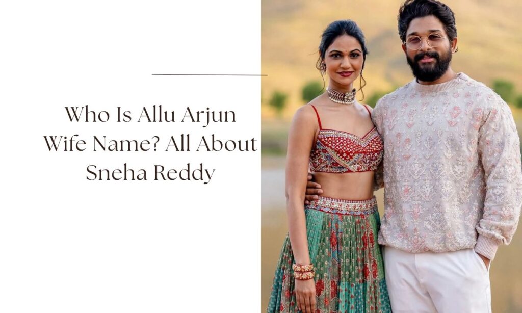 allu arjun wife name
